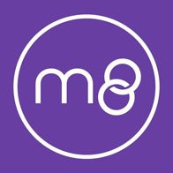 Foto des Logos der M8-Dating-App