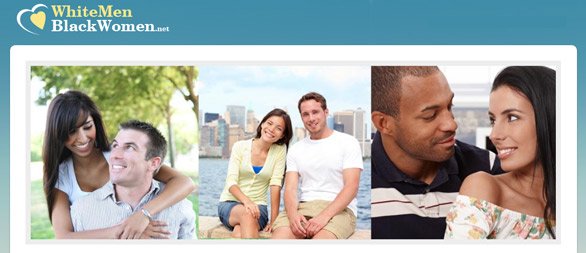 Screenshot der Homepage von WhiteMenBlackWomen.net