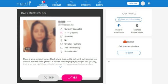 Screenshot van een wedstrijd dagelijkse wedstrijd