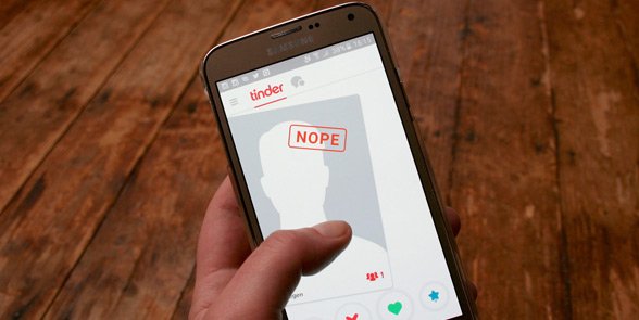 Photo de Tinder en train de glisser