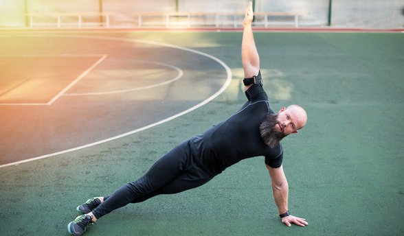 Foto von einem Mann beim Training