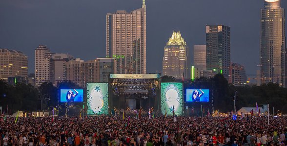 Foto de la actuación de Lorde en el ACL Music Festival