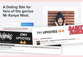 Zrzut ekranu z głosami za Yeezy.Dating