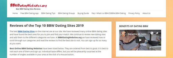 Capture d'écran de BBWDatingWebsites.org