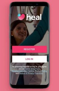 Capture d'écran de l'application Heal