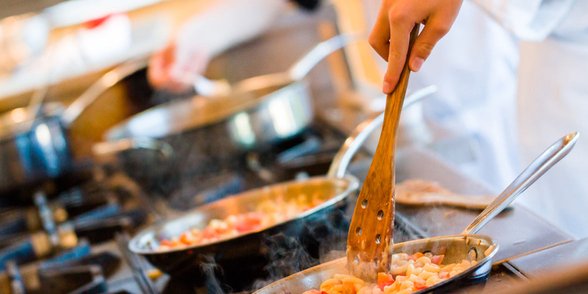 Photo d'un cours de cuisine