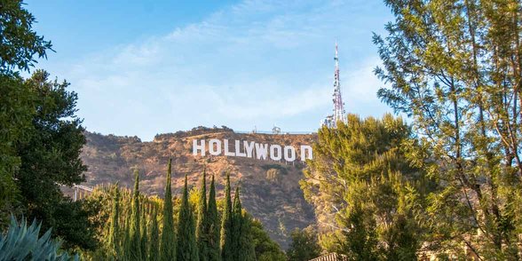 Foto van het Hollywood-bord
