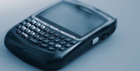 Photo d'un BlackBerry à l'ancienne