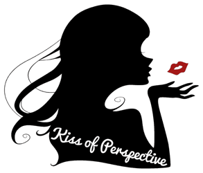 Le logo du baiser de la perspective