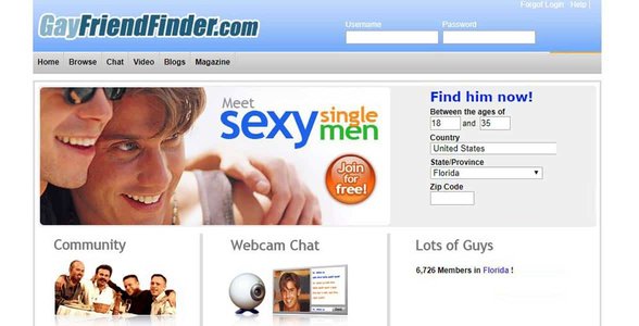 Capture d'écran de GayFriendFinder