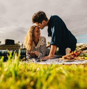 Foto von einem Picknick-Date