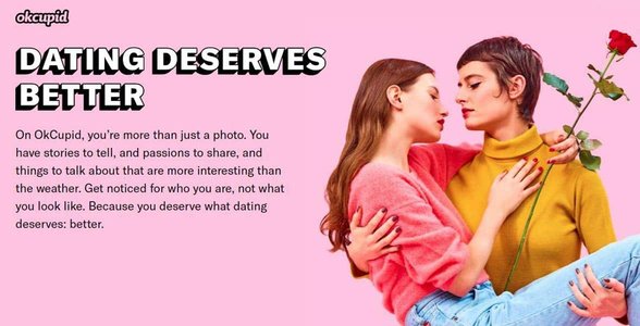 Capture d'écran de OkCupid.com