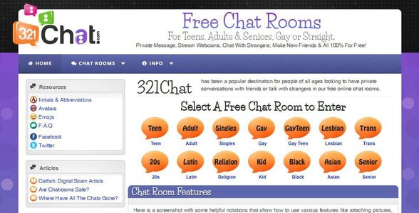 321Chat'in ekran görüntüsü