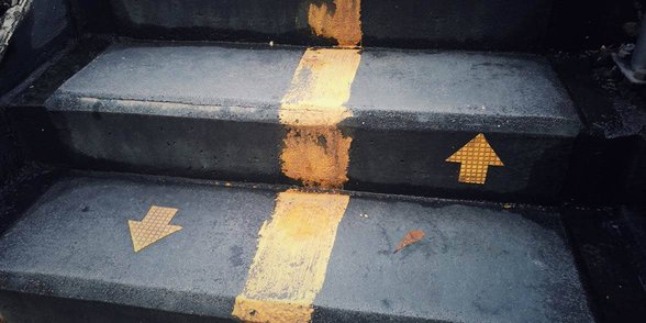 Fotografie šipek nahoru a dolů
