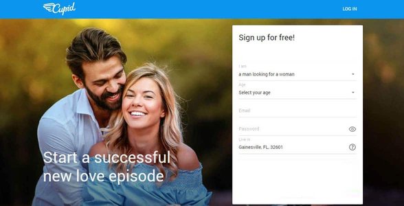 Cupid.com'un ekran görüntüsü