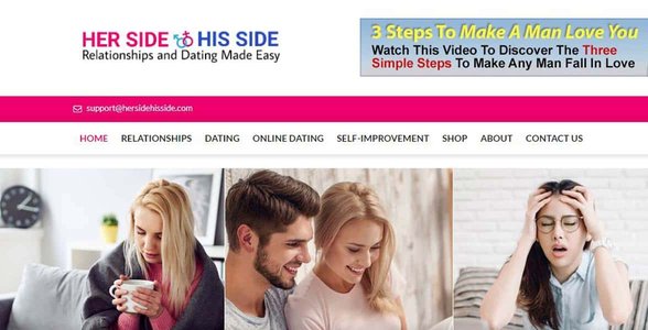 Screenshot van HerSideHisSide.com