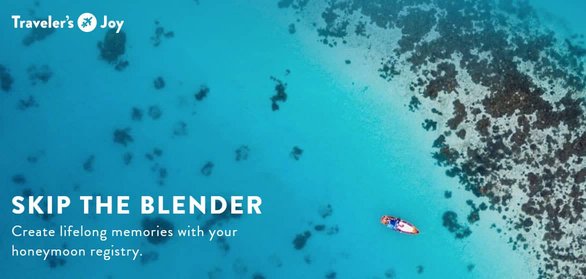 Screenshot der Homepage von Traveller's Joy
