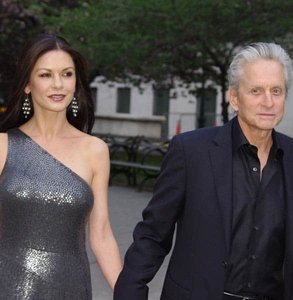 Foto van Catherine Zeta-Jones en Michael Douglas
