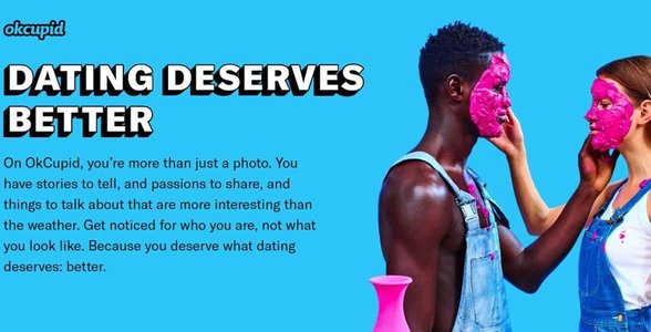 Capture d'écran d'OkCupid
