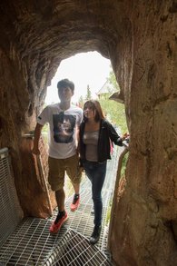 Foto de una pareja en el Wild Walk