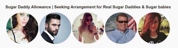 Capture d'écran de SugarDaddyAllowance.com