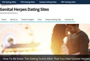 Screenshot von GenitalHerpesDatingSites.info