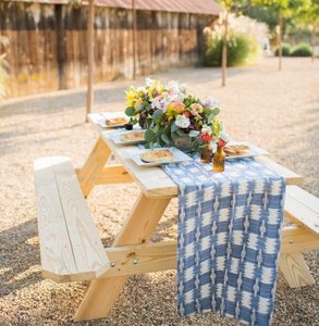 Foto de una mesa de picnic