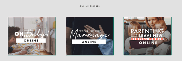 Capture d'écran des cours en ligne First Things First