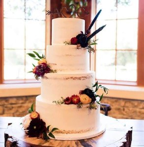 Foto di una torta nuziale