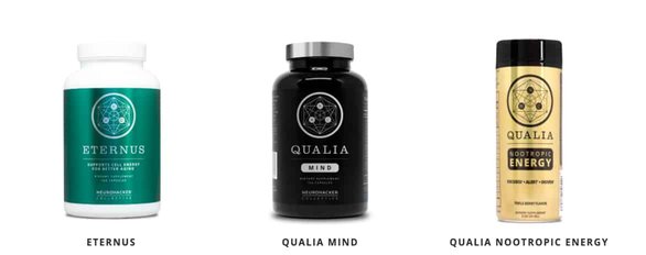 Screenshot der Produkte von Neurohacker Collective