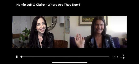 Capture d'écran de Cher parlant à un participant @DATINGFROMHOME 