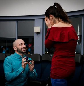 Planetaryumdaki bir teklifin fotoğrafı