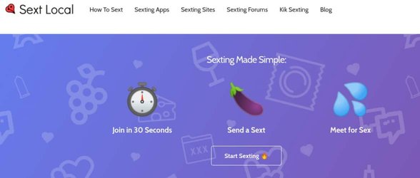 Screenshot von SextLocal
