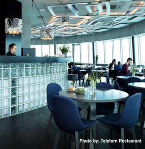 Foto des Fernsehturmrestaurants