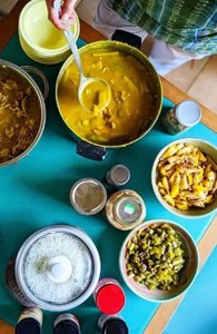 Foto de una comida casera