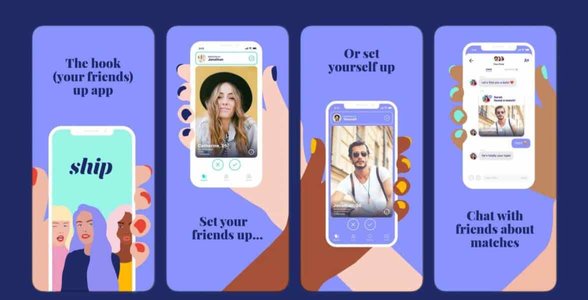 Screenshots der Schiffs-App