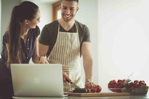 Foto von Paar mit The Chef & The Dish