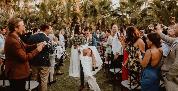Foto einer Hochzeit