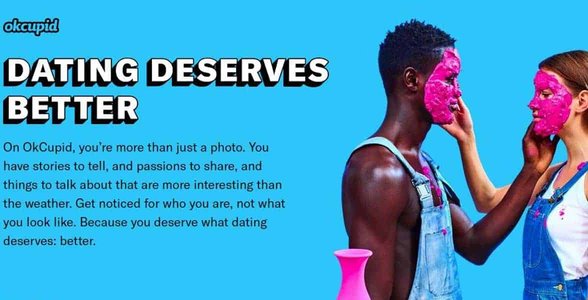 Capture d'écran d'OkCupid
